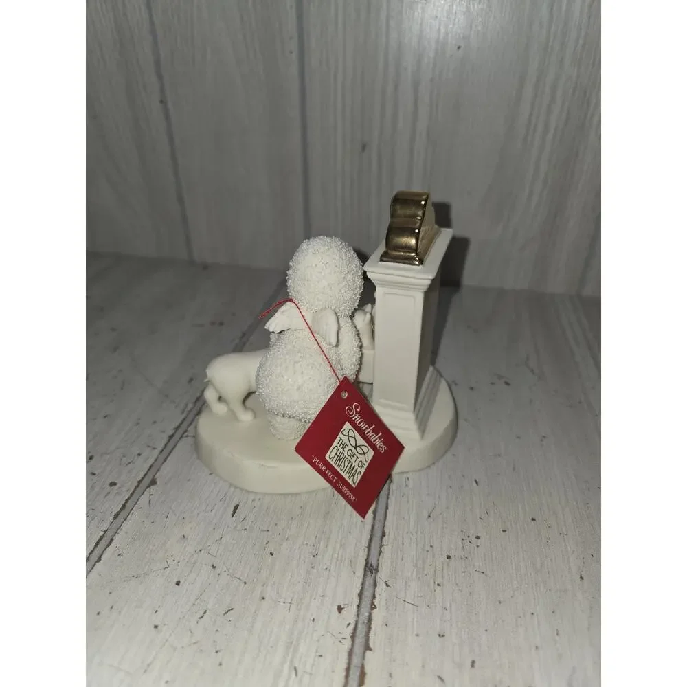 Vtg Department 56 Snowbabies Purr-fect Surprise Cat Kittens #69709 NWT